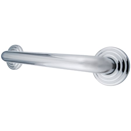 Restoration Traditional Grab Bar, 33-1/16" L, 17 ga. Brass, Polished Chrome DR314301